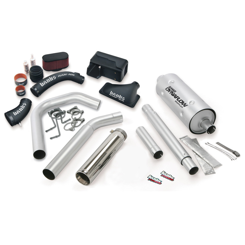 Ford Class-A Motorhome Performance Exhaust - Banks Power - Stinger Cat Back System - Chrome - `06-`15